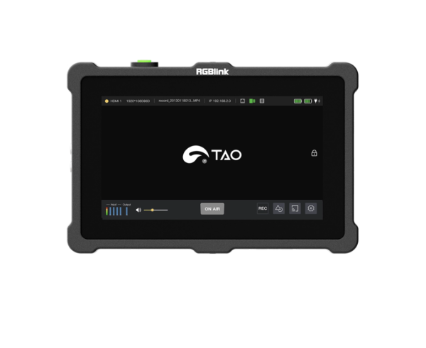 RGBlink TAO 1pro - 4-input Touch-screen Video Switcher, Recorder &  Streaming Encoder - US BROADCAST