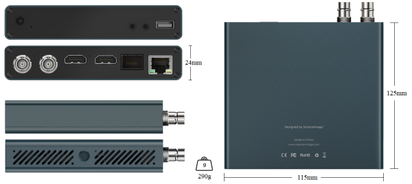 Science Image FLOW 4K - Up/Down/Cross Converter & Fiber Transmitter/Receiver (Discontinued) - Image 3