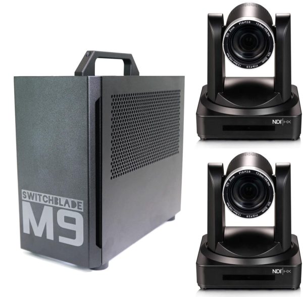 Switchblade M9 vMix switcher - Bundle with Two (2) PTZ 20X Zoom Cameras - Image 1
