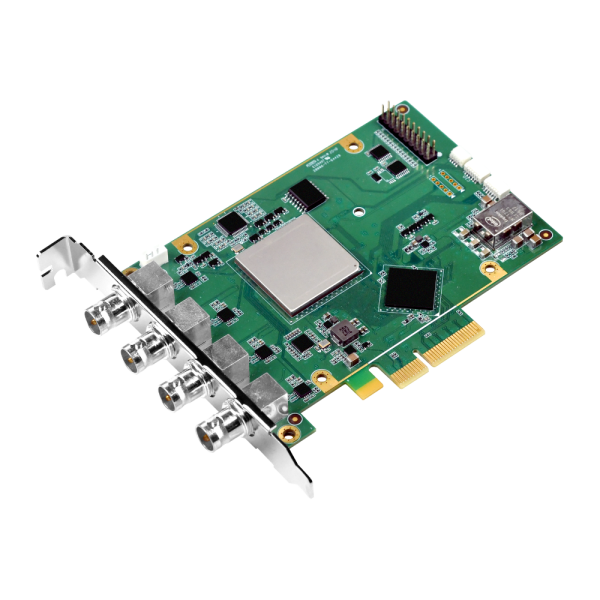 SC410N4 6G-SDI 1000x1000 Yuan SC410 N4 6G-SDI - 4-channel 4Kp30 PCIe x4 capture card - Image 1