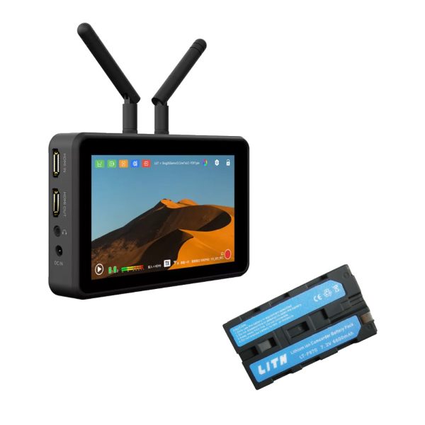 ATOM A5 NFP Battery Bundle Vaxis Atom A5 Wireless TX/RX Monitor with Free NPF Battery Bundle - Image 1