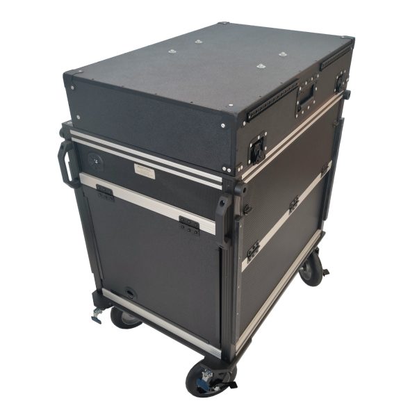 cart closed iso left Switchblade MPC (Mobile Production Cart) Tier 1 Bundle with vMix 4K 4-input SDI Switcher - Image 3