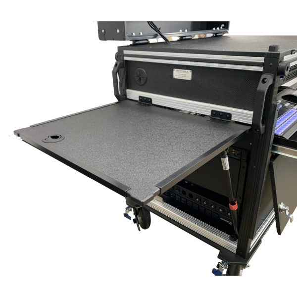 cart left table Switchblade MPC (Mobile Production Cart) Tier 1 Bundle with vMix 4K 4-input SDI Switcher - Image 5