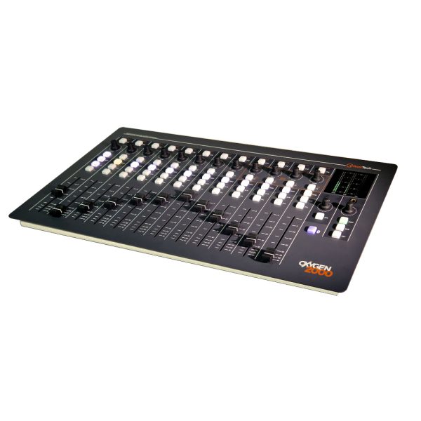 AxelTech Oxygen 2000 Right Angle 1000px Square Axel Technology Oxygen 2000 Broadcast Audio Console, 5 Mic Inputs & Bluetooth - Image 1
