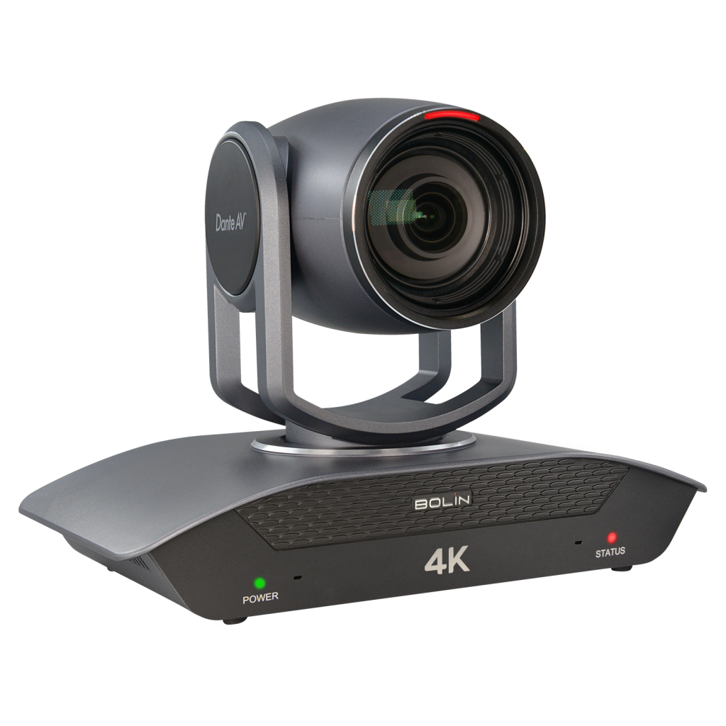 Bolin D412 Dante AVUltra 4K60 PTZ Camera with 12X Zoom US BROADCAST