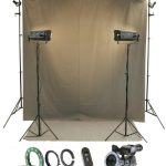 Reflecmedia 16'x10' Wideshot All-In-One Studio Kit with Small Dual LiteRing