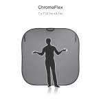 Reflecmedia 7'x7' ChromaFlex Bundle with Medium Dual LiteRing - Image 3