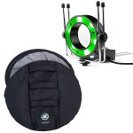 Reflecmedia 4'x4' ChromaFlex EL Background with Green MicroLite