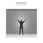 Reflecmedia 13'x10' Small Studio Drape with Small Dual LiteRing and Controller - Image 2