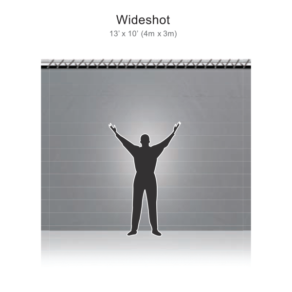 Reflecmedia Wideshot 12' x 7' Chromatte ChromaKey Drape - Image 1