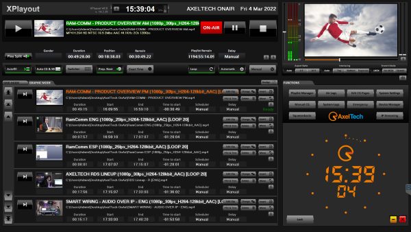 XTV - GUI Axel XTV Single-Channel Television Automation System (No Internal Storage) - Image 3