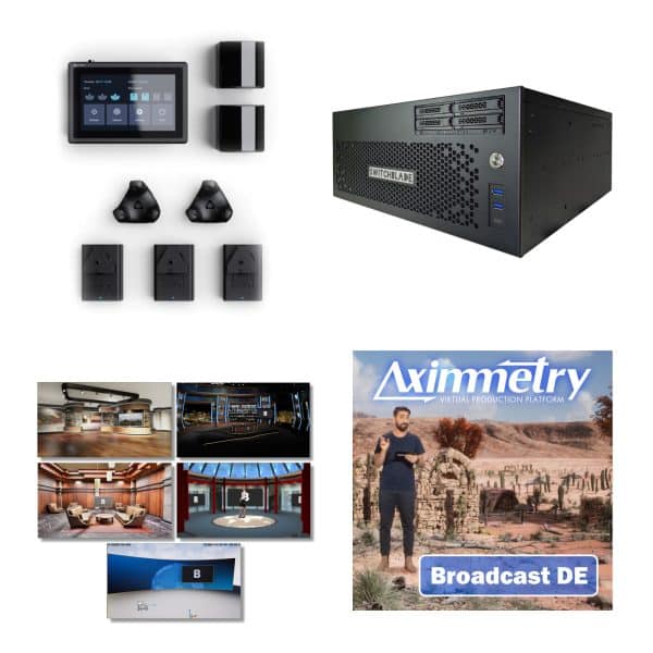 HTC Vive Mars CamTrack Bundles Switchblade LPU4 Virtual Production System - 4U Rack Workstation with Aximmetry Broadcast & Film, VIVE Mars CamTrack, and Five Virtual Sets - Image 1