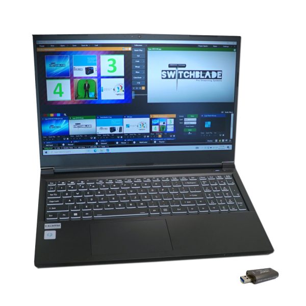 Laptop standalone Switchblade Flyte Laptop Production System with vMix 4K, HDMI to USB Capture Interface - Image 1