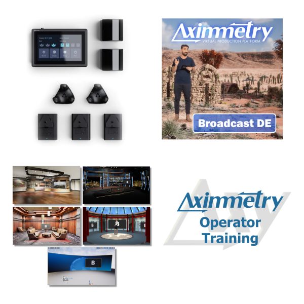 HTC Vive Mars CamTrack Bundles HTC Vive Mars CamTrack with Aximmetry Broadcast DE Software, Five Virtual Sets and Operator Training - Image 1