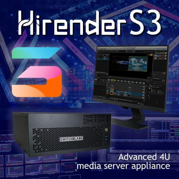 Hirender S3 LPU4 Switchblade LPU4 S3 Elite - Advanced 4U media server powered by enlightV Hirender S3 - Image 1
