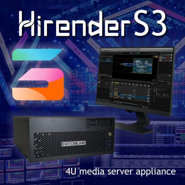 Hirender S3 LPU4 Switchblade LPU4 S3 - 4U media server powered by enlightV Hirender S3 - Image 1