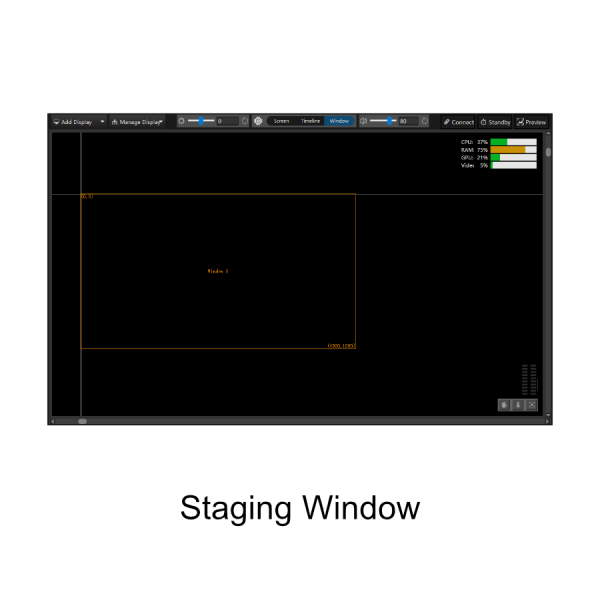 Hirender S3 Staging Window Switchblade LPU4 S3 - 4U media server powered by enlightV Hirender S3 - Image 3