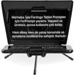 Fortinge MIA-XL Mobile Prompter for webcams, Smartphones, DSLRs & Mirrorless Cameras - Image 3