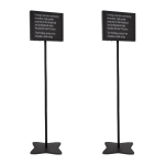 Fortinge PROM 17-D-HB - 17" High-Brightness Dual Meeting Prompter Set with HDMI/Composite/VGA Inputs