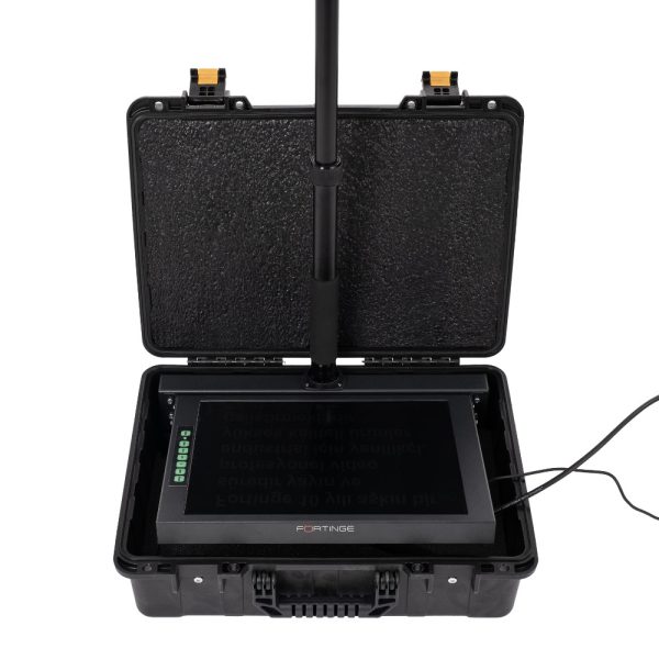 Fortinge PROMC 15-HB - 15" High-Brightness Mobile Conference Prompter Set with HDMI/Composite/VGA Inputs - Image 4