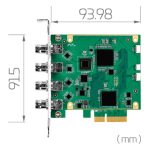 Yuan SC710N1 12G-SDI - Multi-format SDI PCI Express video capture card - Image 2