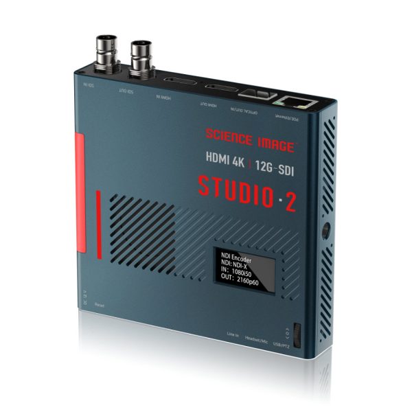 Studio 2 Front Iso 1000px Science Image Studio 2 - Bi-Directional 4K SDI / HDMI Full NDI Encoder/Decoder - Image 1