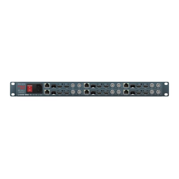 Studio Edge 6CH Rear 1500px Science Image Studio Edge 6CH - 6-channel 1U Rack-mount Bi-Directional 4K SDI / HDMI Full NDI Converter - Image 3
