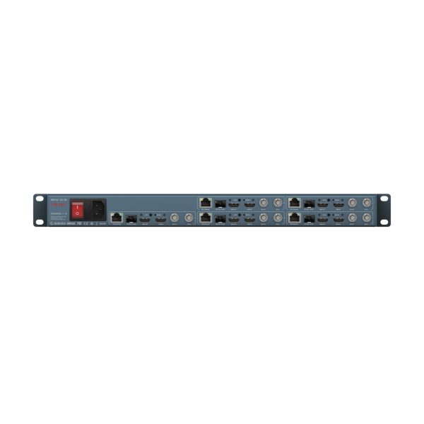 Flow Edge 5CH Rear 1500px Science Image Flow Edge 5CH - 5-channel 1U Rack-mount 4K Up/Down/Cross Converter (Discontinued) - Image 3