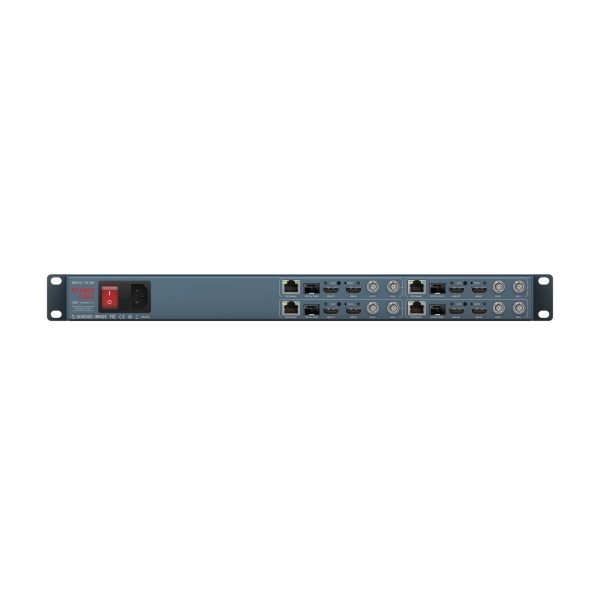 Studio Edge 4CH Rear 1500px Science Image Studio Edge 4CH - 4-channel 1U Rack-mount Bi-Directional 4K SDI / HDMI Full NDI Converter - Image 3
