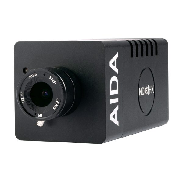HD3G-NDI-200 Front angle 1000px AIDA Imaging HD3G-NDI-200 - FHD NDI®|HX/IP/SRT/3G-SDI PoE and IP Control POV Camera - Image 2