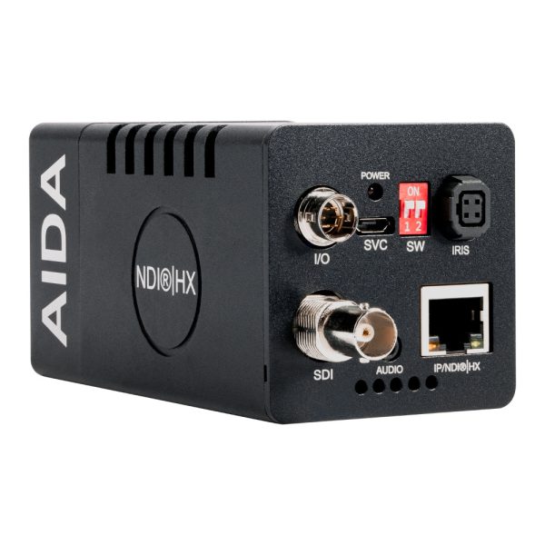 HD3G-NDI-200 Rear left 1000px AIDA Imaging HD3G-NDI-200 - FHD NDI®|HX/IP/SRT/3G-SDI PoE and IP Control POV Camera - Image 4