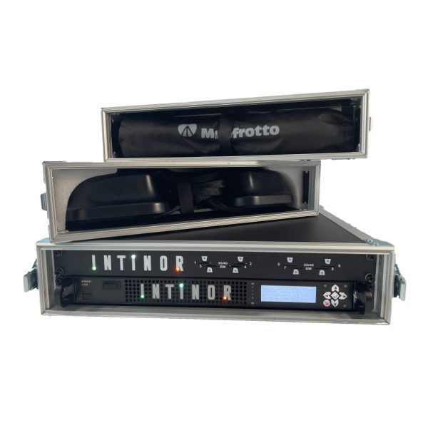 2U rack case with end cap storage Flight case for Intinor Direkt rack + Heimdall - Image 1