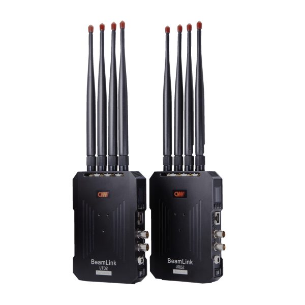 BeamLink VT02+VR02 Kit Angle 1500px CVW BeamLink VT02+VR02 Kit - Single-channel Full HD 800M (2625 ft) SDI/HDMI Wireless Transmission System - Image 2