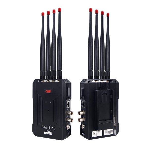 BeamLink VT02+VR02 Two Sides 1500px CVW BeamLink VT02+VR02 Kit - Single-channel Full HD 800M (2625 ft) SDI/HDMI Wireless Transmission System - Image 1