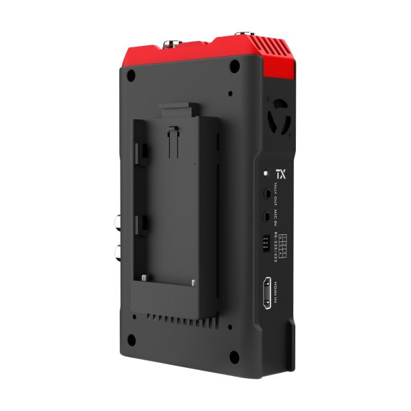 Thunder TX Rear Angle 1500px CVW Thunder PRO Quad - 4CH Professional Broadcast 1000M (3280 ft) Full HD Wireless Video Transmission System - Image 5