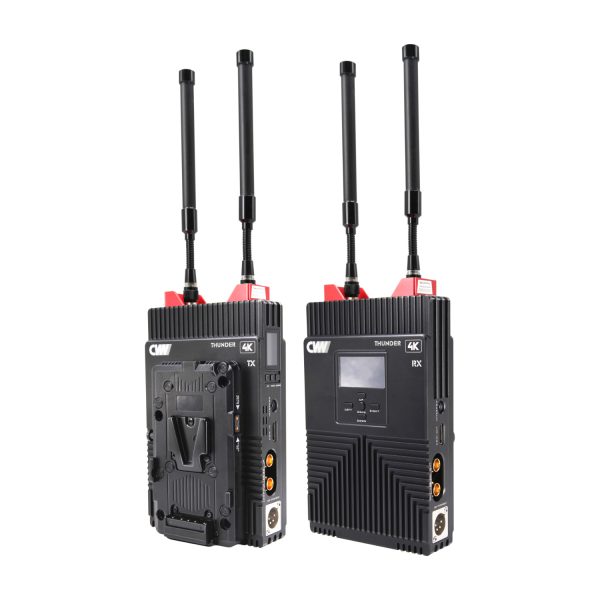 Thunder 4K RX TX kit 1500px CVW Thunder 4K - Professional Broadcast 1000M (3280 ft) 4K Wireless Video Transmission System - Image 1