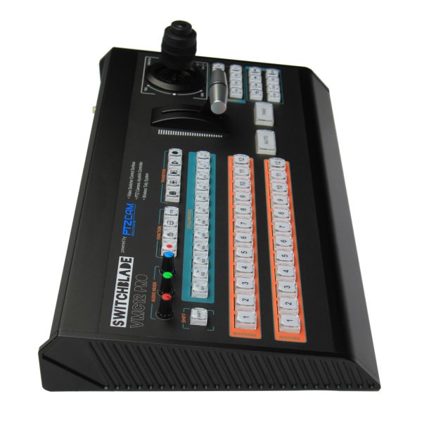 VMC12 PRO left side Switchblade LPU2 12-channel 2U Production Switcher with vMix Pro and VMC12 PRO Control Panel - Image 7