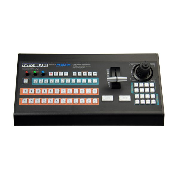 VMC12 PRO top Switchblade LPU2 12-channel 2U Production Switcher with vMix Pro and VMC12 PRO Control Panel - Image 6
