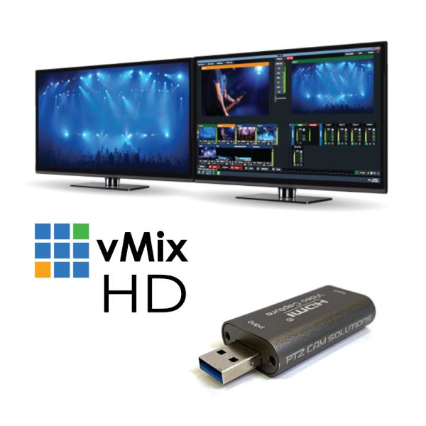 PTZCam HDMI-to-USB Capture Dongle with vMix HD - Image 1