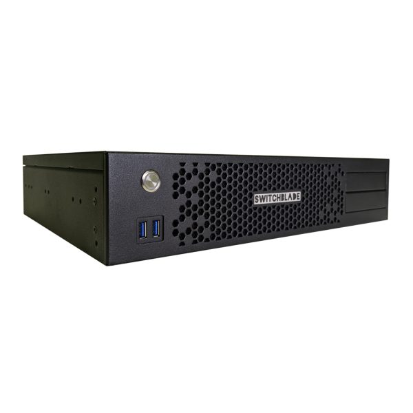 LPU2 left front iso Switchblade LPU2 - 2U Production Switcher with 8 SDI inputs + 4 SDI I/O and vMix Pro - Image 1