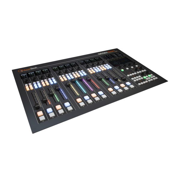 Axel Oxygen 3000 Plus Digital Broadcast 12 Fader Audio Console with Two Audio Interface Cards and 16 Channel Dante Interface - Image 4