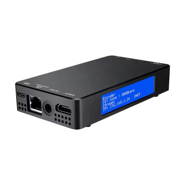 ProEnc1 NDI 4K Left Iso Metrics ProEnc1 NDI 4K - 4Kp30 HDMI NDI|HX3 Bi-Directional Encoder & Decoder with Tally Light and Intercom - Image 1