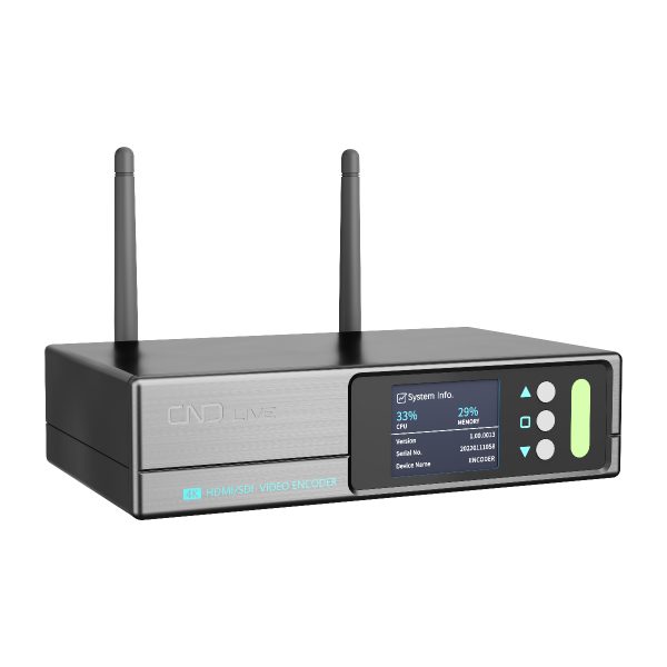 CNDLive C6 Front Left Iso CNDLive C6 Dual-Channel HDMI & SDI Video Encoder and Recorder - Image 1