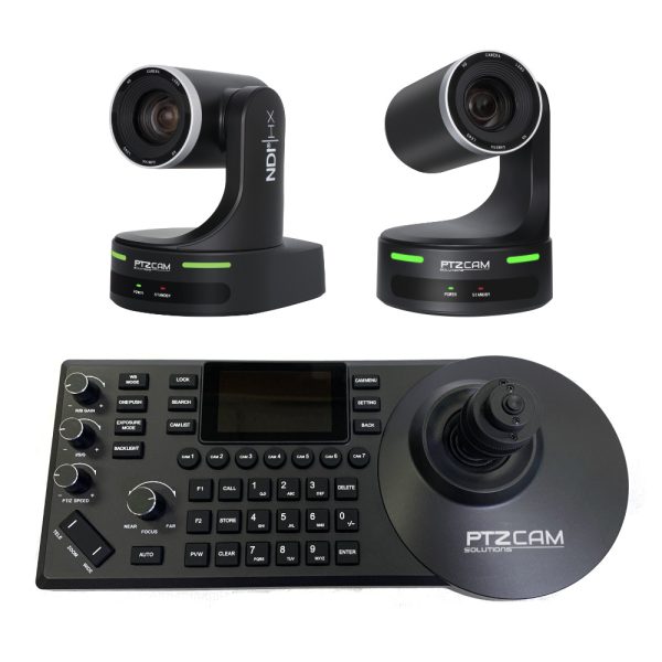 PTZC-2PTZ20X-CSNDI PTZCam 2-Camera NDI PTZ Bundle with Controller - Image 1