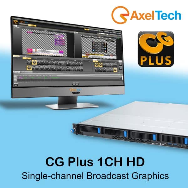 Switchblade LPU1E Axel CG Plus 1CH Broadcast Graphics Server Axel CG PLUS Single-Channel Broadcast Graphics System - Image 1