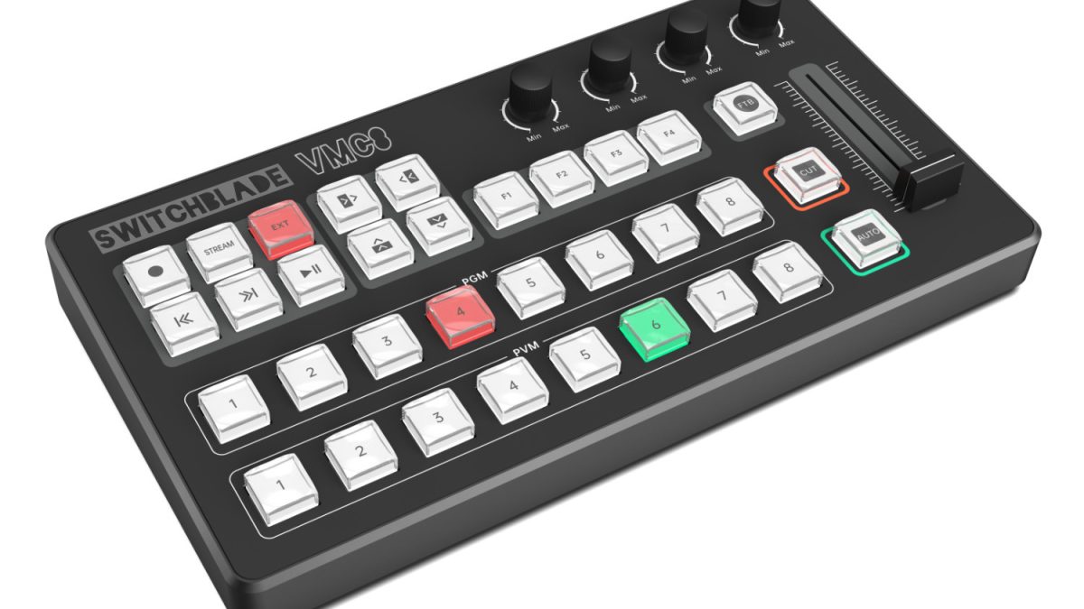 Switchblade VMC8 - 8-Channel USB vMix Controller - US BROADCAST