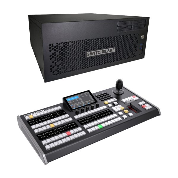 LPU4 16CH VMC20 Bundle Switchblade LPU4 4U vMix 4K 16-channel SDI Production Switcher with VMC20 Control Surface - Image 1
