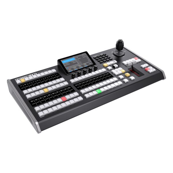 VMC20 Front Left Iso 1200px Switchblade VMC20 - 20-Channel Control Surface for vMix Software and Blackmagic ATEM - Image 3
