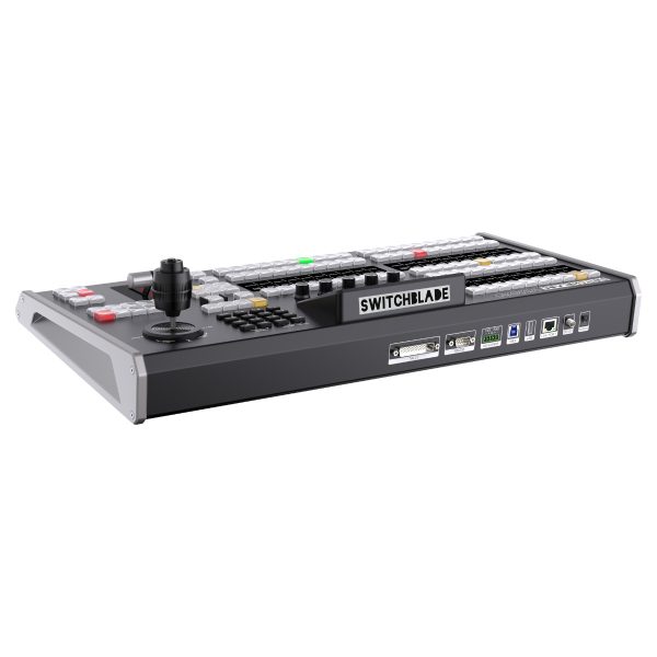 VMC20 Rear Angle 1200px Switchblade VMC20 - 20-Channel Control Surface for vMix Software and Blackmagic ATEM - Image 5