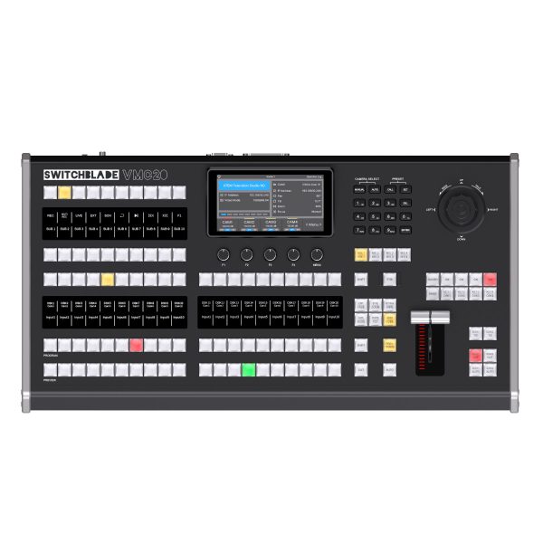 VMC20 Top 1200px Switchblade VMC20 - 20-Channel Control Surface for vMix Software and Blackmagic ATEM - Image 2